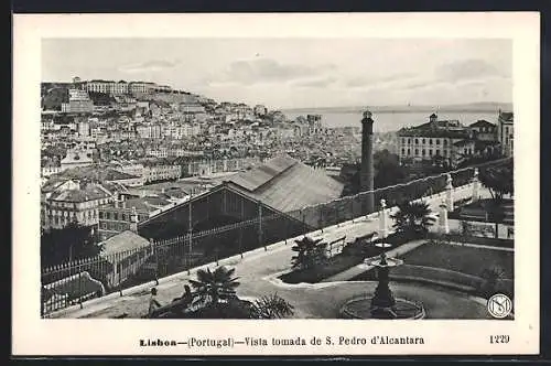 AK Lisboa, Vista tomada de S. Pedro d`Alcantara