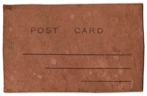 Leder-AK Ein junges Paar in inniger Umarmung unter einem Baum im Mondlicht