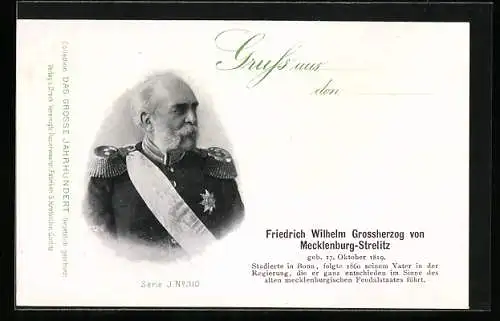 AK Ernst Ludwig Grossherzog von Hessen und bei Rhein