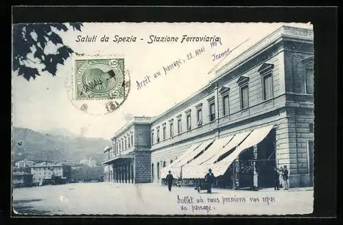 AK Spezia, Stazione Ferroviaria, Bahnhof