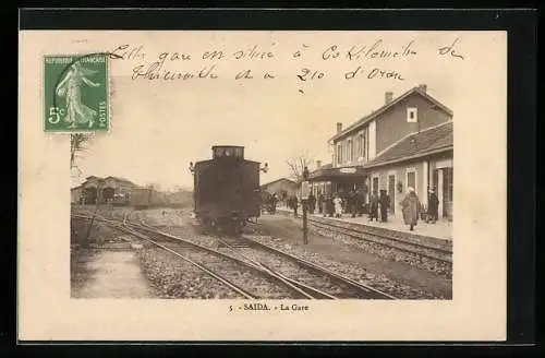 AK Saida, La Gare, Bahnhof