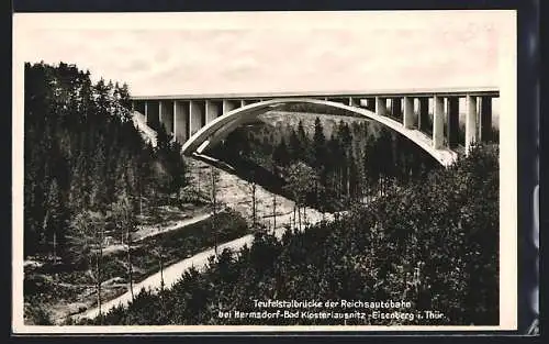 AK Teufelstalbrücke der Reichsautobahn