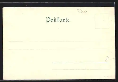 AK Braunschweig, Oderpartie von der Kaiser Wilhelm-Brücke