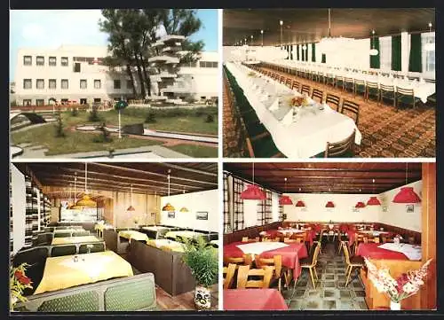 AK Neunkirchen a. Br., Freizeitzentrum in der Selau mit Restaurant und Minigolfanlage