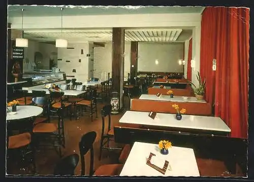 AK Rosenheim /Obb., Café-Konditorei Bergmeister, Max-Josefplatz 15