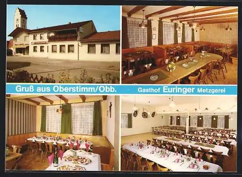 AK Oberstimm /Obb., Gasthof Euringer, Manchinger Str. 29