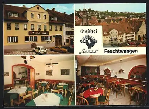 AK Feuchtwangen, Gasthof Lamm, Marktplatz 5