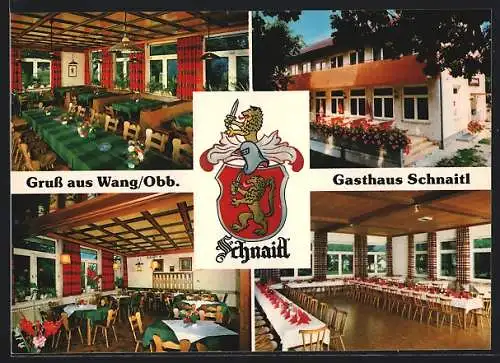 AK Wang /Obb., Gasthaus Schnaitl, Bes. Hans Schnaitl