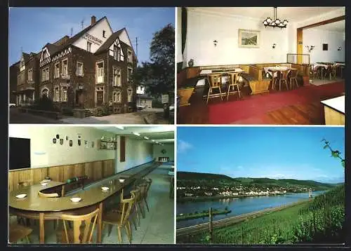 AK Wehlen /Mosel, Restaurant-Pension Zum Moseltal, Bes. Manfred Reuscher, Hauptstrasse 156