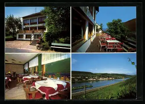 AK Wehlen / Mosel, Restaurant-Pension Mosel-Hotel, Am Moselufer 3