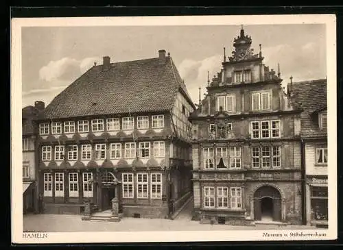 AK Hameln, Museum und Stiftsherrenhaus