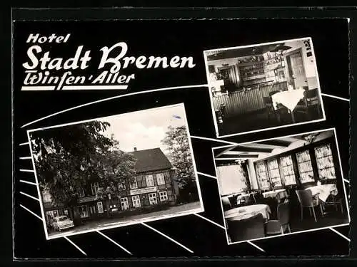 AK Winsen /Aller, Hotel und Gastwirtschaft Stadt Bremen, Inh. Otto Hartmann