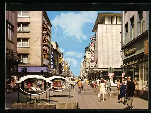 AK Oberhausen / Rheinland, Blick in die Marktstrasse