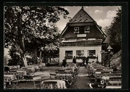 AK Freiburg i. Br., Waldrestaurant Jägerhäusle, Inh. Max Peter