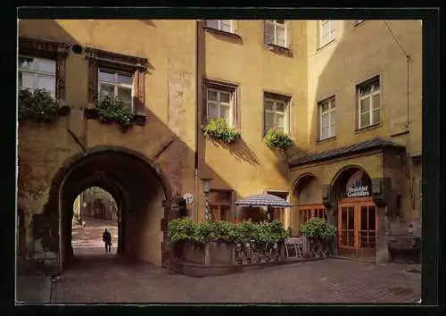 AK Regensburg, Hotel Bischofshof am Dom, Bes. H. u. M. Bergler