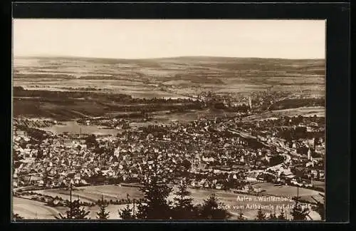 AK Aalen i. Württemberg, Blick vom Aalbäumle auf die Stadt