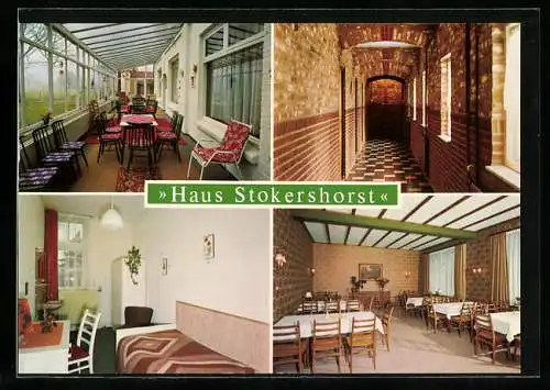 AK Nederweert /Holland, Die Pension Haus Stokerhorst der Eheleute Schwabe, Innenansichten