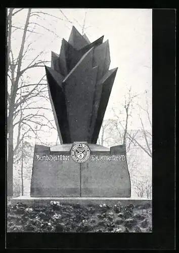 AK Berlin-Lichterfelde, Ehrenmal des Bundes Deutscher Feuer-Werker e. V.