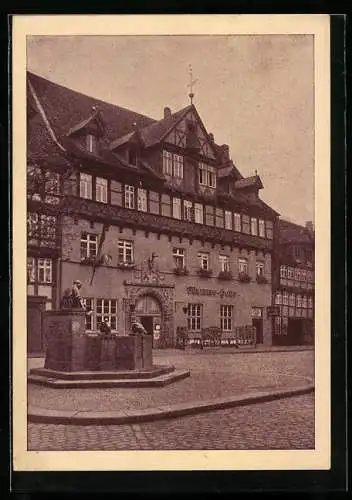 AK Braunschweig, Das Mummehaus, Historische Gaststätte, Inh. Karl Goedicke