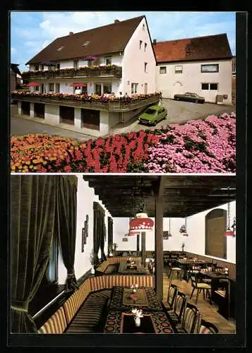 AK Feuchtwangen, Gasthof Pension am Forst, Bes. H. Beck-Schneider, Wehlmäusel Nr. 4