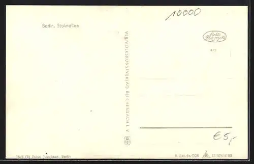 AK Berlin, Stalinallee