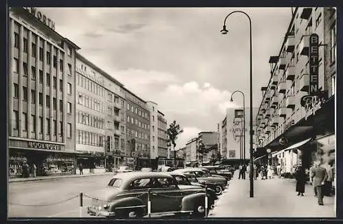 AK Ludwigshafen a. Rhein, Ludwigstrasse mit Geschäften