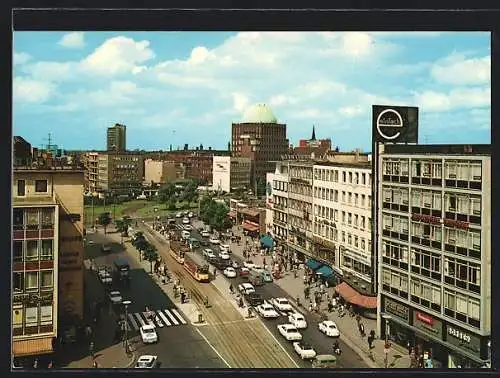 AK Hannover, Blick in die Georgstrasse