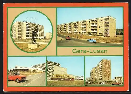 AK Gera-Lusan, HO-Gaststätte Plzen, Ambulatorium, Schleizer Strasse