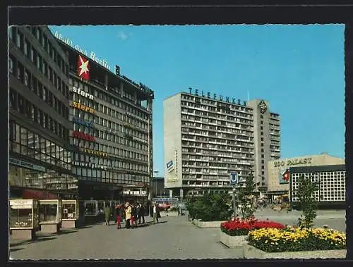 AK Berlin, Hochhäuser am Zoo, Breitscheidplatz