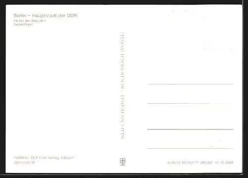 AK Berlin, Palast der Republik, Seitenfoyer, Innenansicht