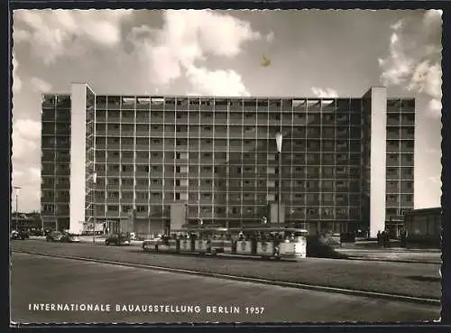 AK Berlin, Internationale Bauausstellung 1957, Hochhaus Objekt 15