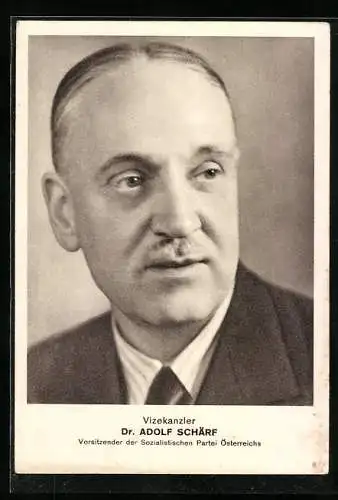 AK Österreichischer Vizekanzler Dr. Adolf Schärf