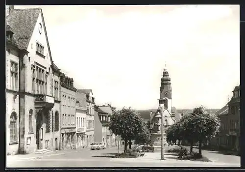 AK Adorf / Vogtland, Ernst-Thälmann-Platz