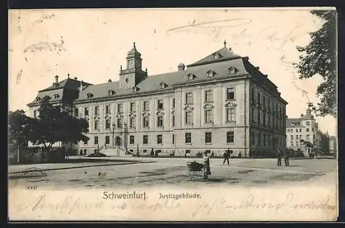 AK Schweinfurt, Blick aufs Justizgebäude