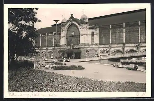 AK Hamburg-Rotherbaum, Dammtor-Bahnhof Aussenansicht