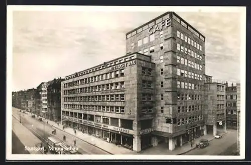 AK Stuttgart, Cafe Mittnachtbau von F. Simon