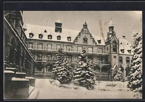 AK Freiburg i. B., Freiburger Diakonissenhaus im Winter