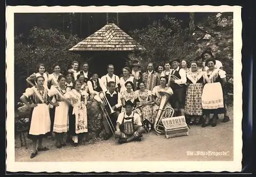 AK Bad Reichenhall, Berggasthaus und Enzianbrennerei Zum Schroffen