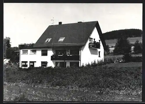 AK Willingen / Upland, Haus von Harry Pleszewski, Am hohen Stein 3