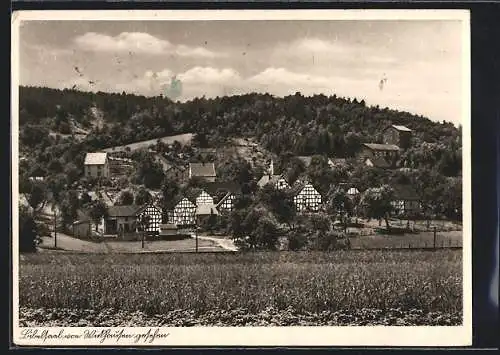 AK Au an der Sieg, Bibel- und Erholungsheim Hohegrete, Ortspartie mit Bibelsaal