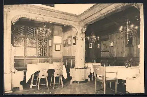 AK München, Hotel Deutscher Kaiser v. Jos. Stengel, die Kaiserstube