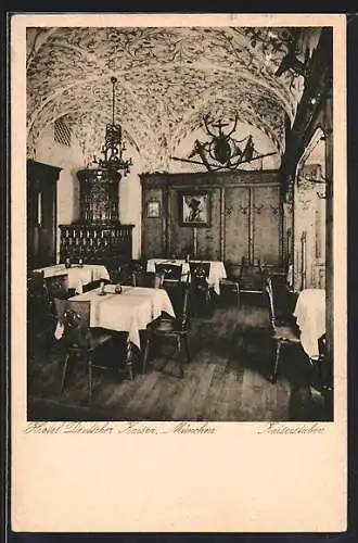 AK München, Hotel Deutscher Kaiser, Kaiserstuben, Arnulfstrasse 2