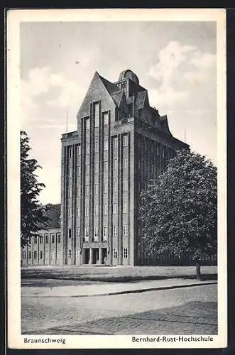 AK Braunschweig, Bernard-Rust-Hochschule, von der Strasse gesehen