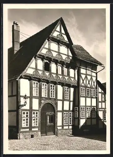 Foto-AK Deutscher Kunstverlag, Nr. 8: Höxter /Weser, Küsterhaus der Pfarrkirche S. Kilian