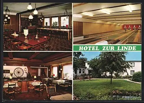 AK Hittfeld, Hotel-Gasthaus zur Linde