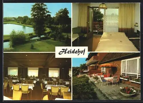 AK Dorfmark /Lüneburger Heide, Hotel-Restaurant Heidehof, Inh. Walter u. Helga Rose