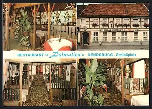 AK Rendsburg, Restaurant Dalmatien, Schlossplatz 7