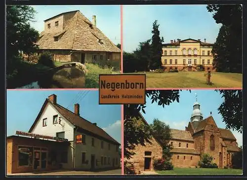 AK Negenborn /Holzminden, Bäckerei Friedrich Bartels in der Bäckerstrasse 9