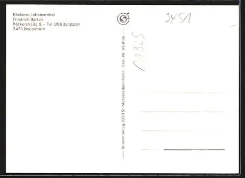 AK Negenborn /Holzminden, Bäckerei Friedrich Bartels in der Bäckerstrasse 9