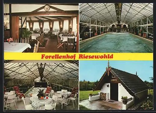 AK Riesewohld, Restaurant-Hotel-Cafe Forellenhof, Innenansichten